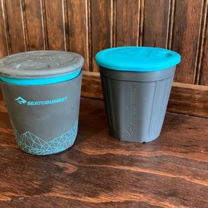 One pair Sea to Summit Camping Cups